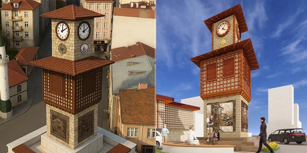 Sürmene'ye ilçenin tarihini ve değerlerini yansıtacak saat kulesi inşa edilecek