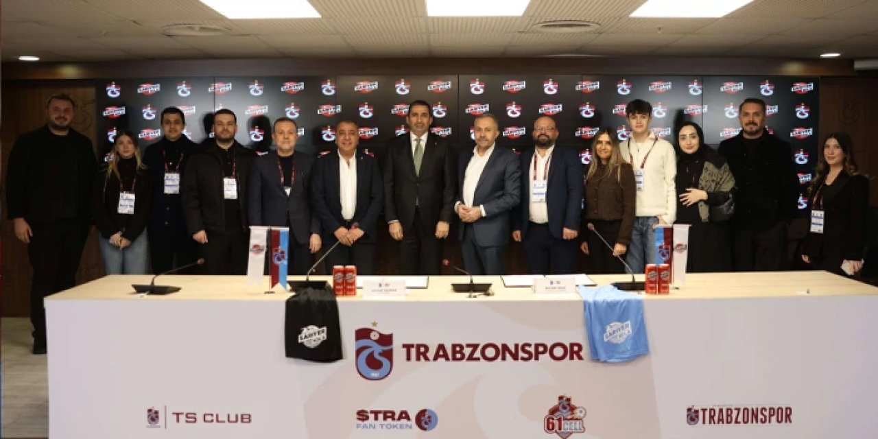 Trabzonspor, Sarıyer Kola'nın sponsorluğu için imza töreni düzenledi