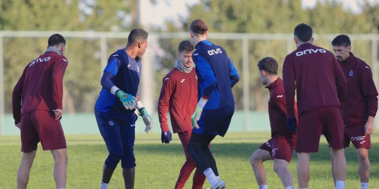 Trabzonspor'da Gençlerbirliği mesaisi başladı