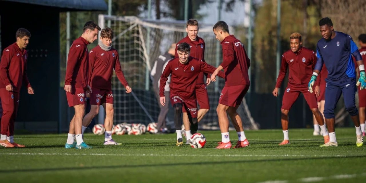 Trabzonspor'da Gençlerbirliği mesaisi devam ediyor