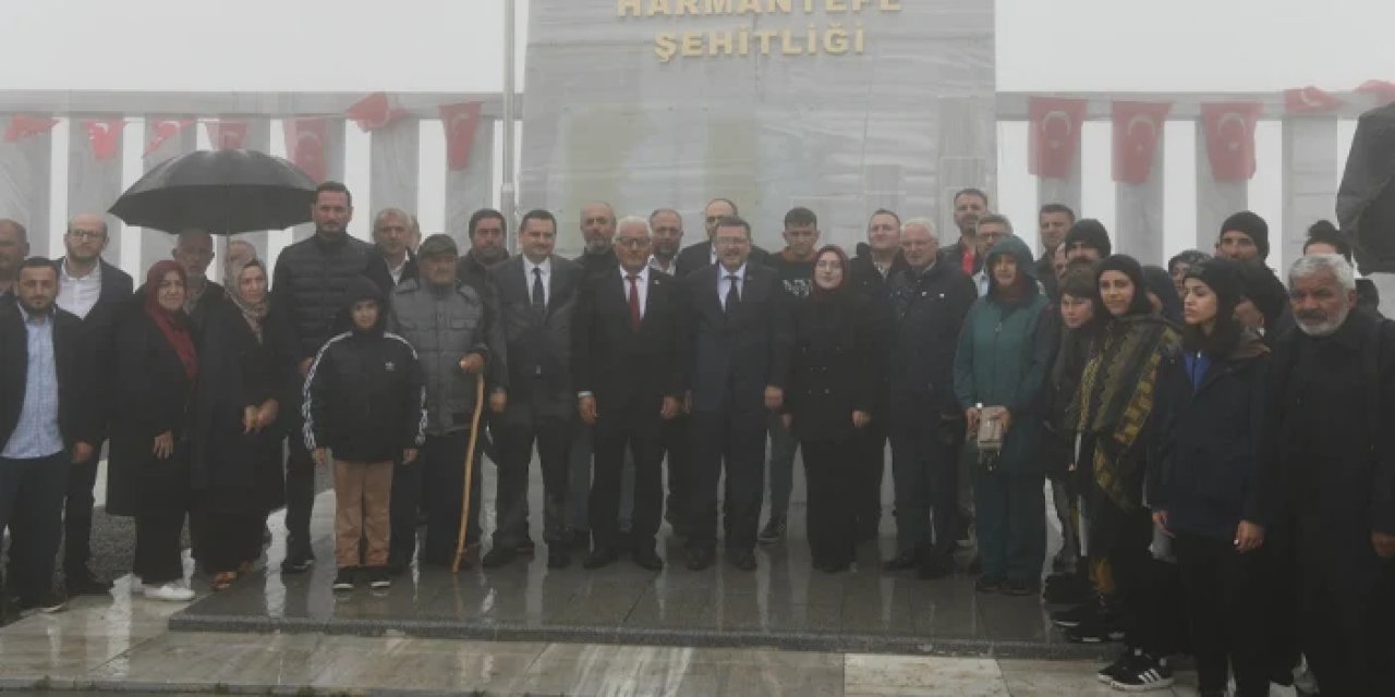 Trabzon'da Köprübaşı'nda Harmantepe Şehitleri anıldı