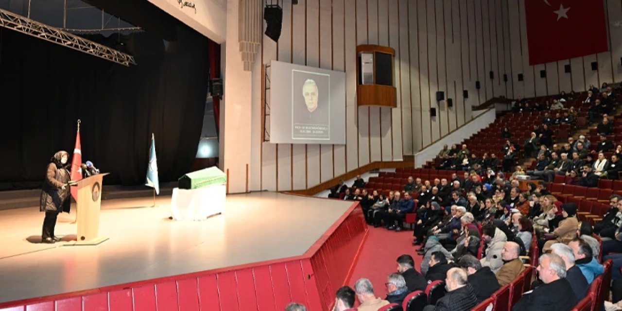 Hayatını kaybeden Prof. Dr. Mustafa Köseoğlu için KTÜ'de tören düzenlendi