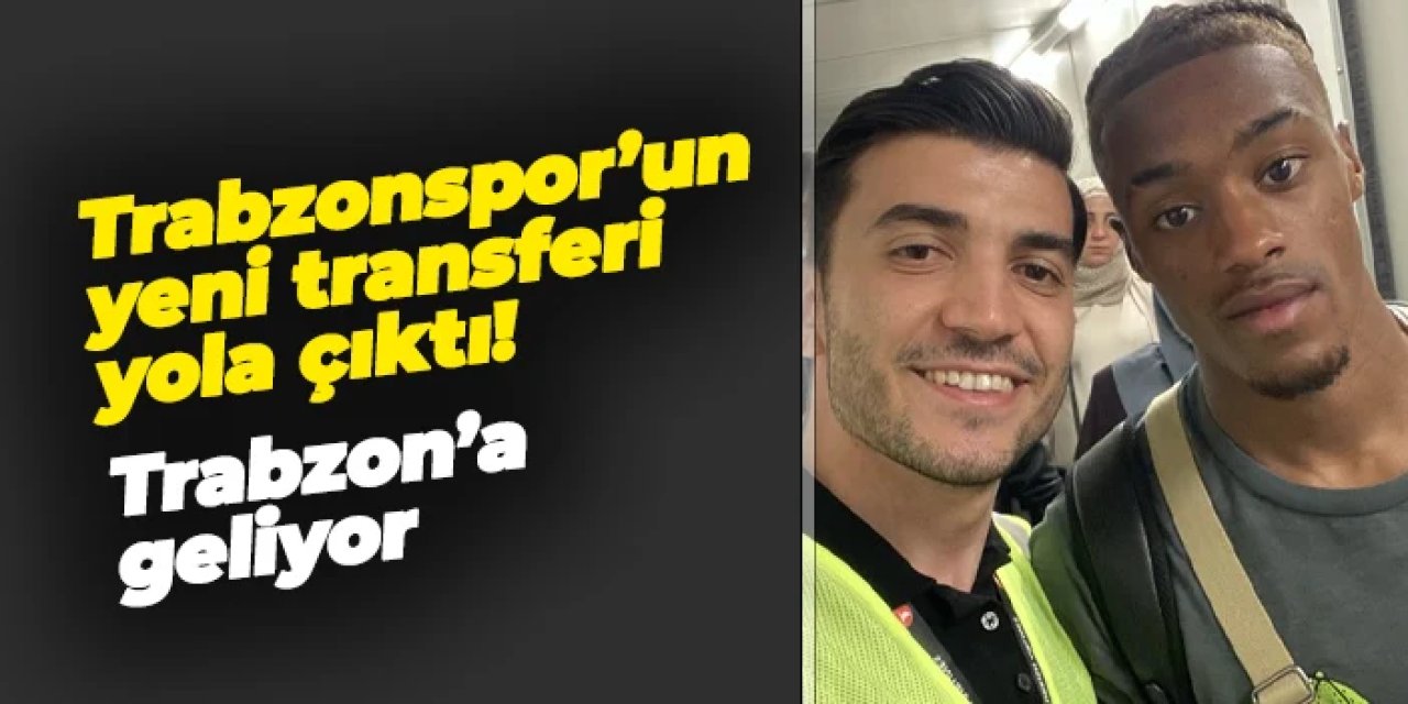 Trabzonspor'un yeni transferi Pina yola çıktı! Trabzon'a geliyor