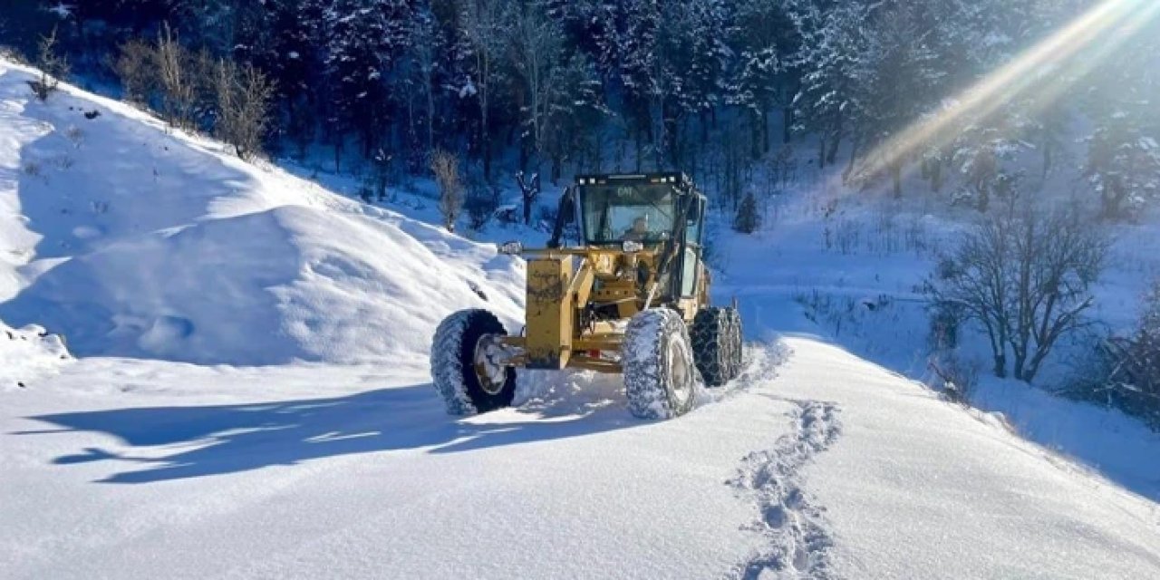 Giresun'da kar esareti: 521 köy yolu kapandı
