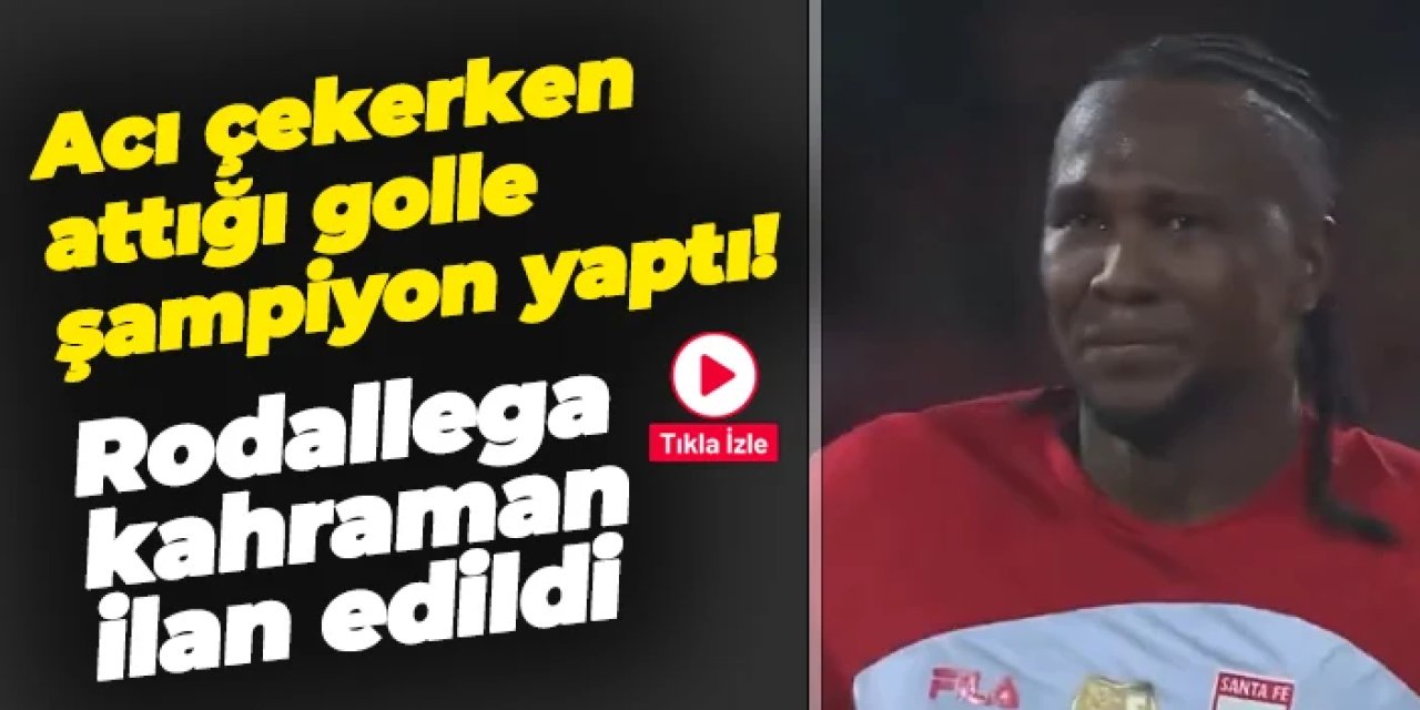 Acı çekerken attığı golle şampiyon yaptı! Eski Trabzonsporlu Rodallega kahraman ilan edildi