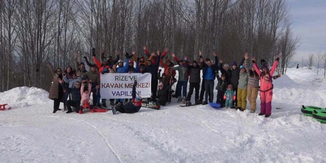Rizeliler de kayak merkezi istiyor!