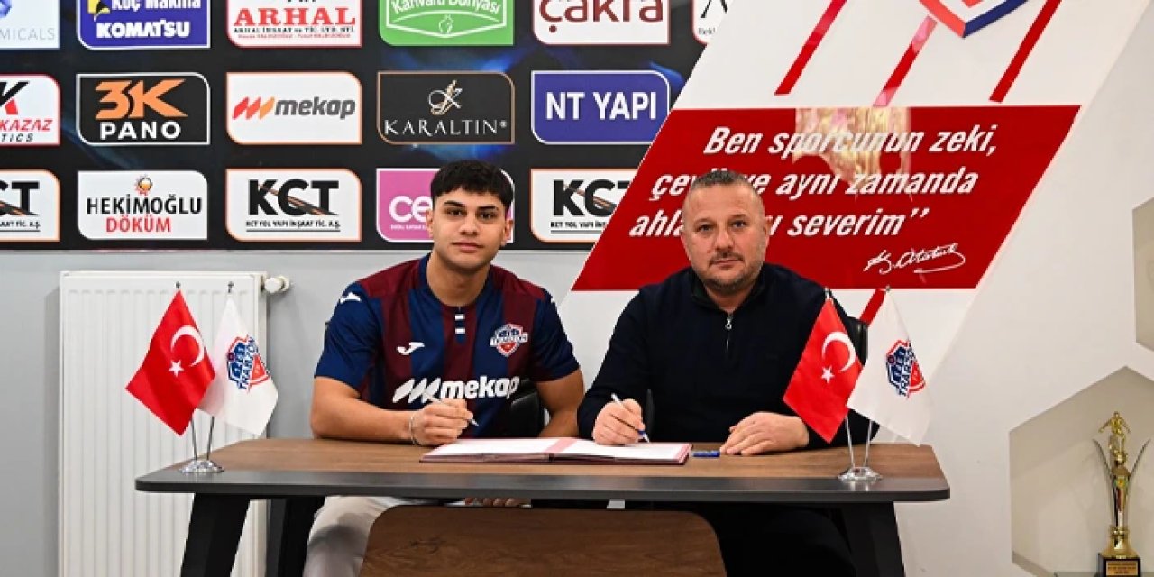 KCT 1461 Trabzon'a Trabzonspor'dan takviye: Alihan Erdoğan imzayı attı