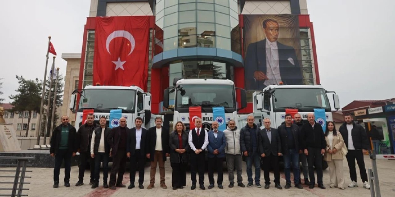 Yomra Belediyesi'ne 25 milyon değerinde 3 yeni araç