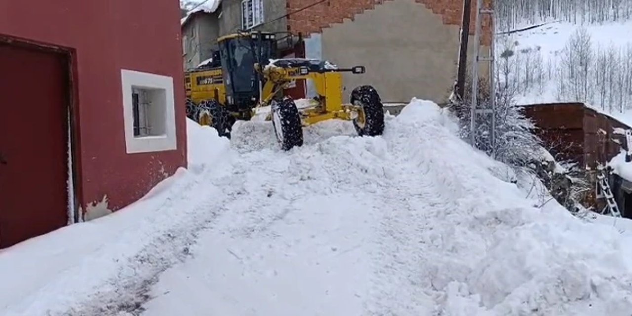 Gümüşhane'de vatandaşlara ekmek ulaştırma mesaisi!