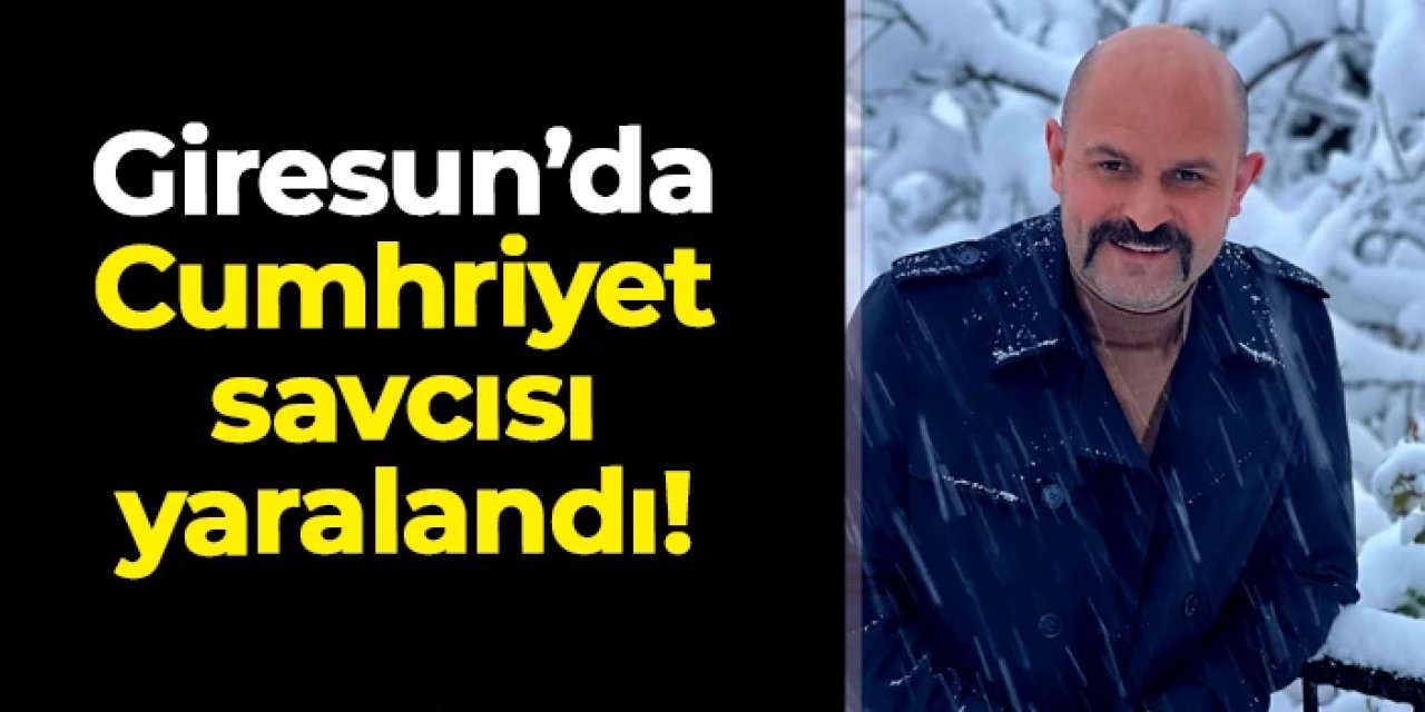 Giresun'da Dereli Cumhuriyet Savcısı Muhammed Hanifi Çevik kazada yaralandı