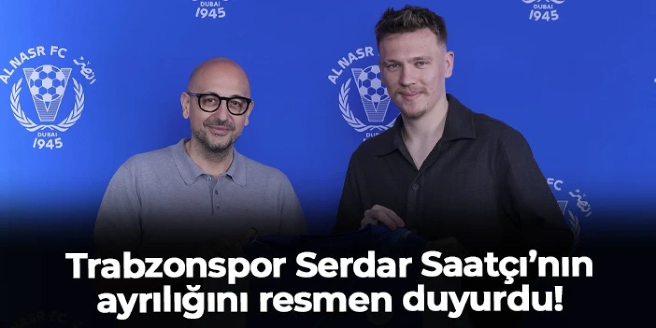Trabzonspor'da son dakika! Serdar Saatçı ayrılığı resmen açıklandı