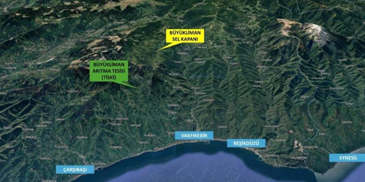 Trabzon'da içme suyu için harekete geçildi:  Büyükliman Göleti için ihaleye çıkılıyor