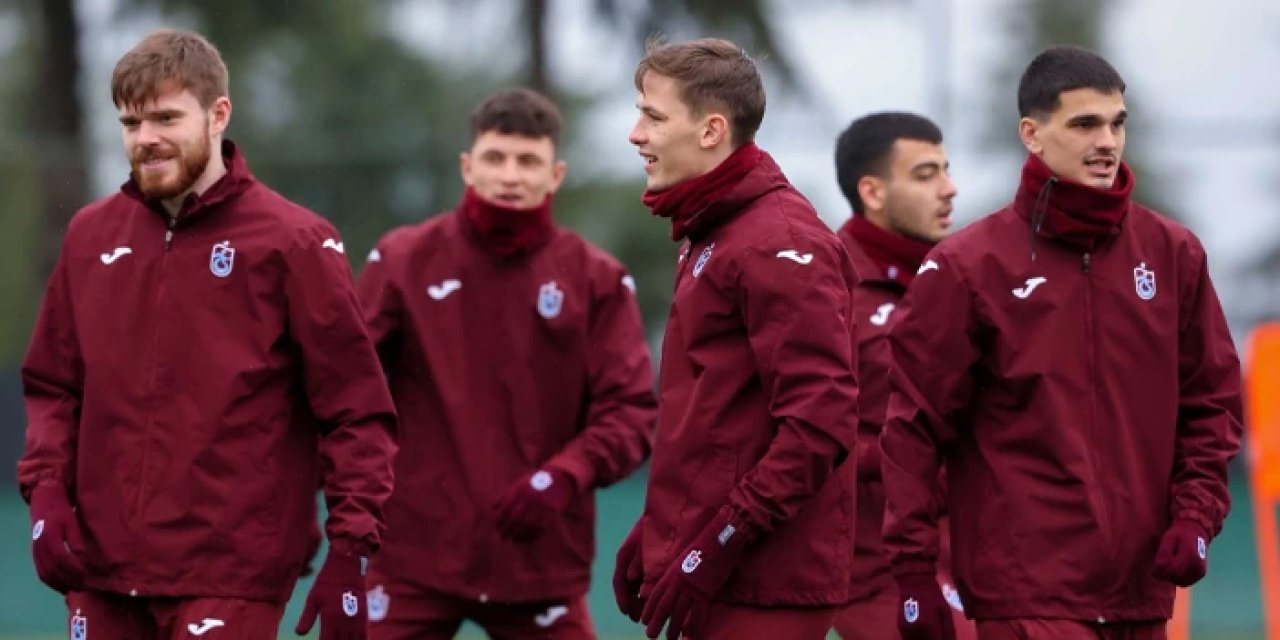 Trabzonspor'da Kocaelispor hazırlıkları tam gaz devam ediyor