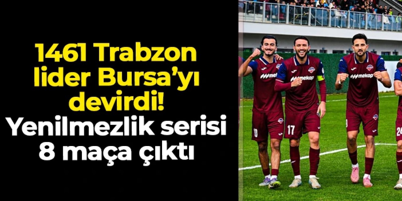 KCT 1461 Trabzon Bursaspor'u devirdi!