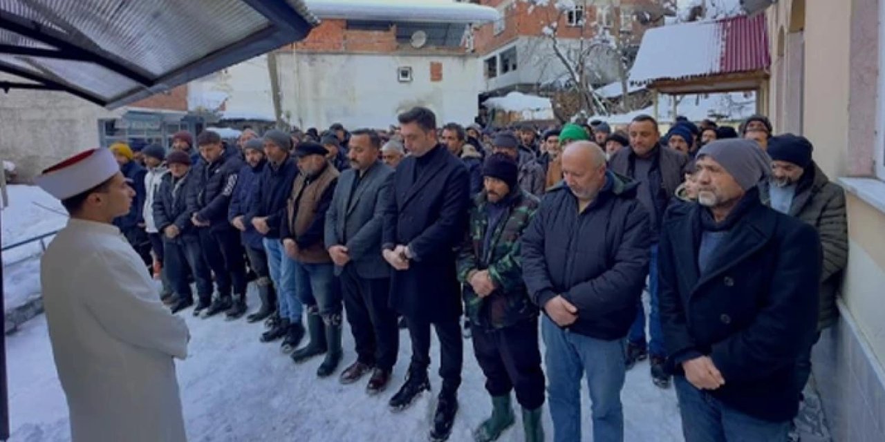 Giresun Güce'de çığda hayatını kaybeden Mustafa Yiğit'e son veda