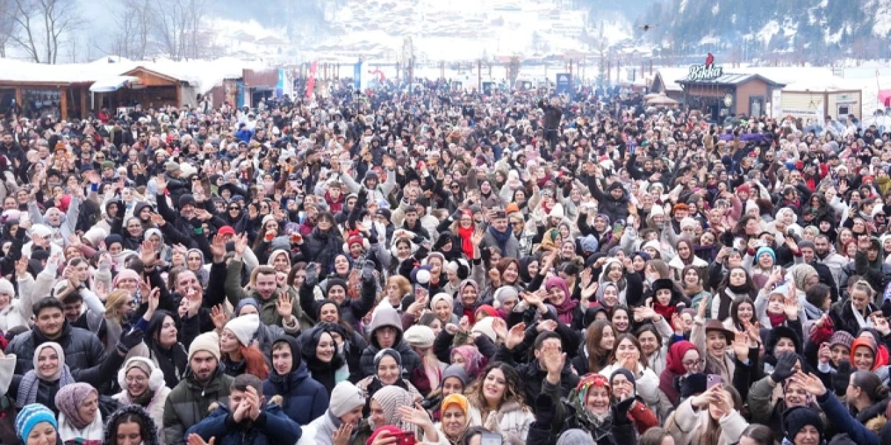 Trabzon'da Uzungöl Kış Festivali coşkuyla tamamlandı