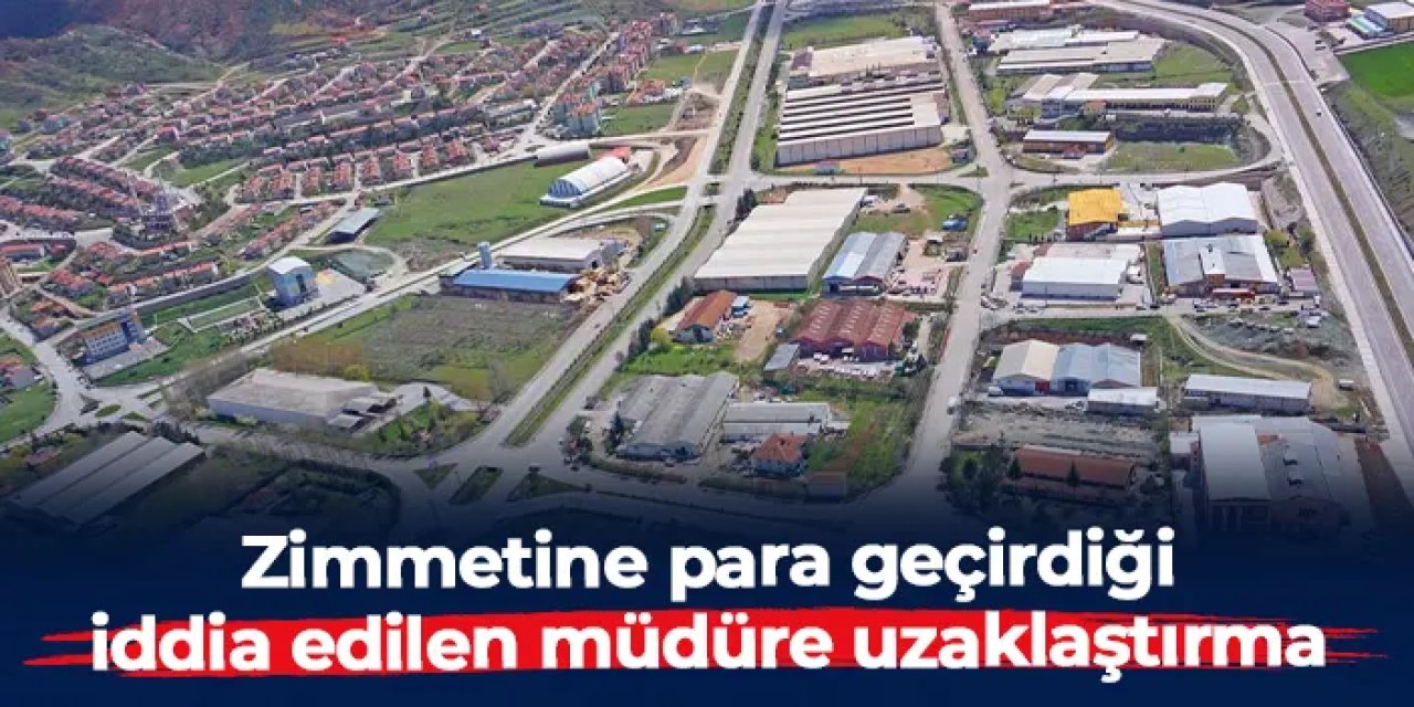 Tokat'ta zimmetine para geçirdiği iddia edilen müdüre uzaklaştırma
