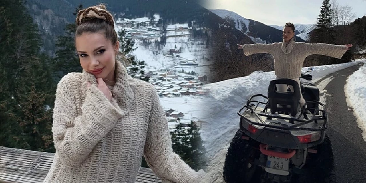 Rumen şarkıcı Otilia Trabzon'u çok sevdi! "Ben, temiz hava ve huzur"