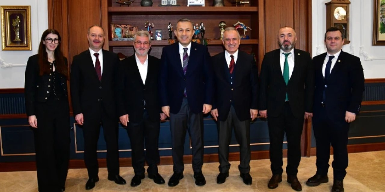 Trabzon Ticaret Borsası'ndan Vali Tahir Şahin'e hayırlı olsun ziyareti