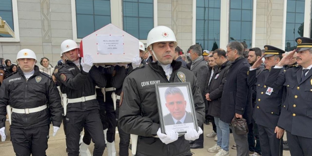 Samsun'da Emniyet Müdürü Musa Bozkurt'a hüzünlü veda