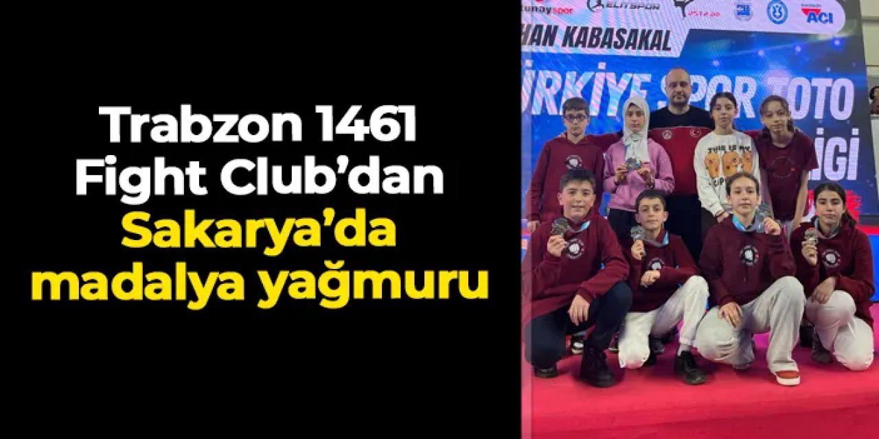 Trabzon 1461 Fight Club’dan Sakarya’da madalya yağmuru