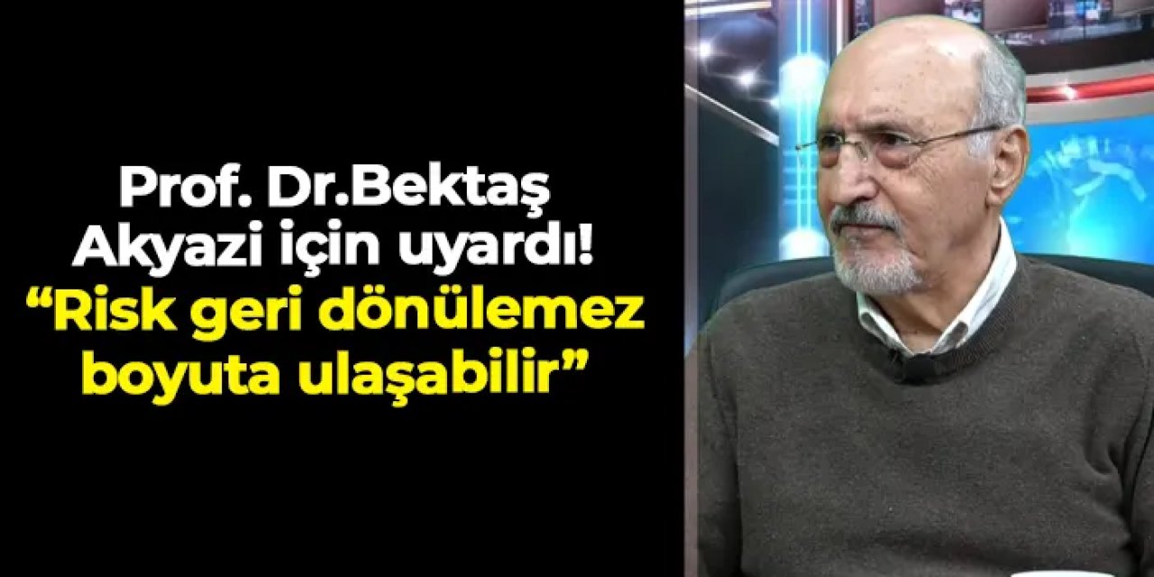 Prof. Dr. Osman Bektaş’tan Akyazı Uyarısı: “Dolgu hala oturuyor, risk geri dönülemez boyuta ulaşabilir”