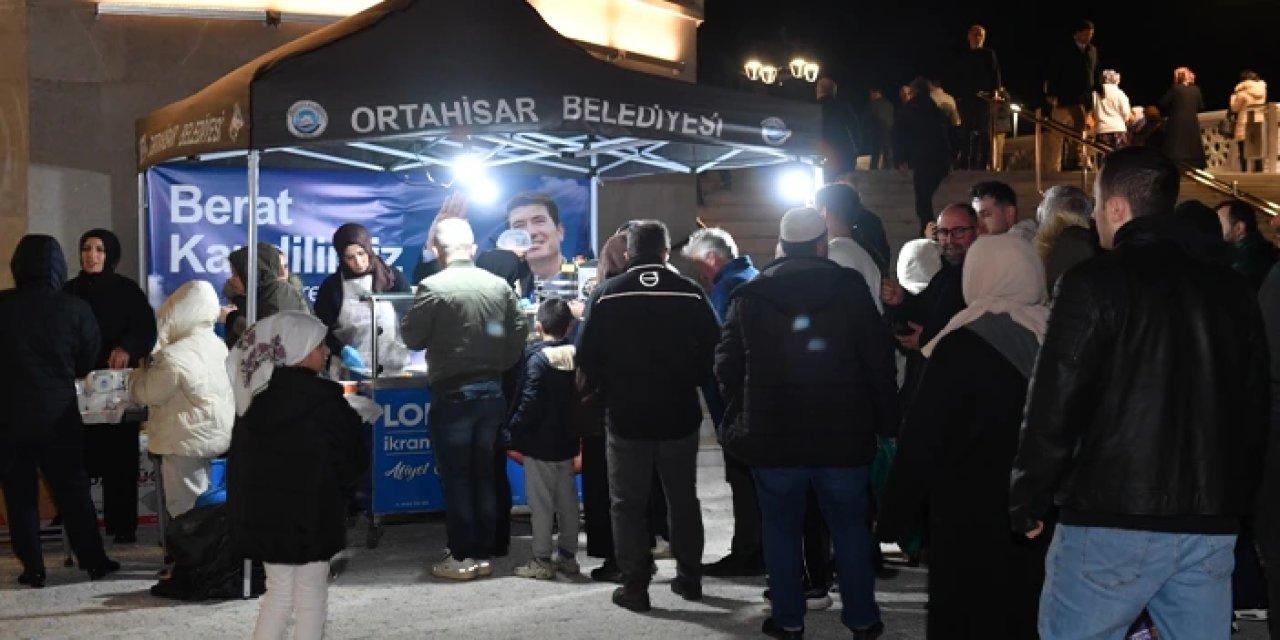 Ortahisar Belediyesi'nden Berat Kandili’nde ikram