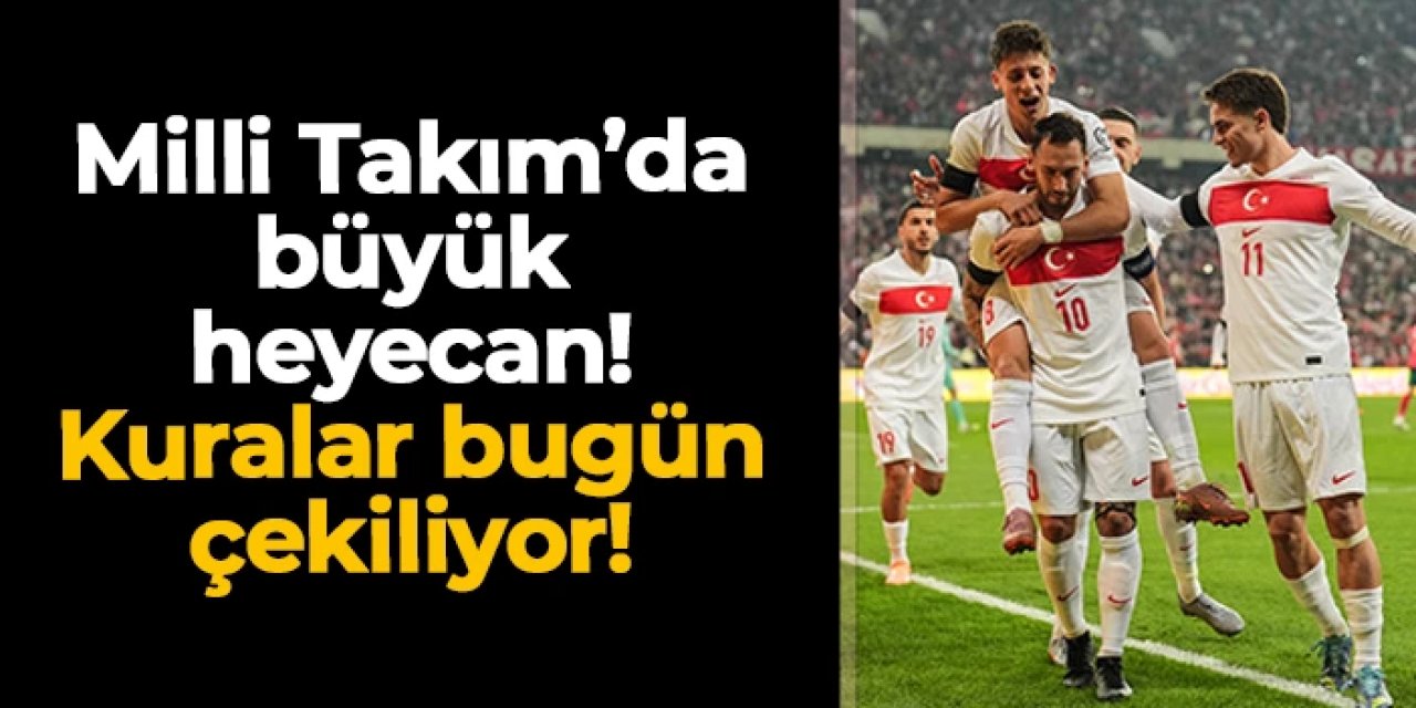 A Milli Takım’ın Uluslar Ligi kura heyecanı: Türkiye 4. torbada