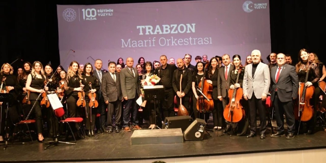 Trabzon Maarif Orkestrası’ndan unutulmaz konser
