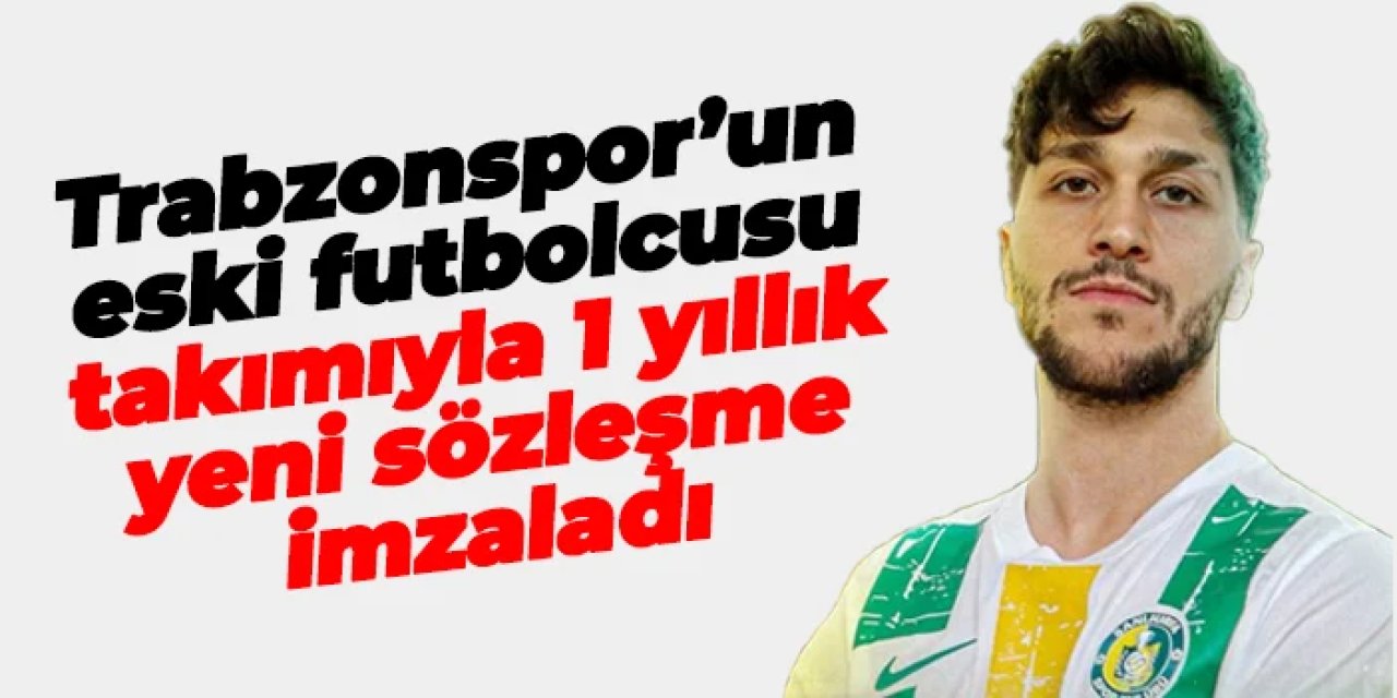 Eski Trabzonsporlu Safa Kınalı yeni sözleşmeye imza attı