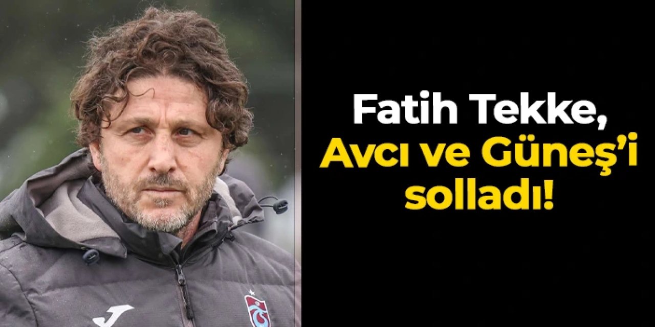 Trabzonspor'da Fatih Tekke, Abdullah Avcı ve Şenol Güneş'i solladı