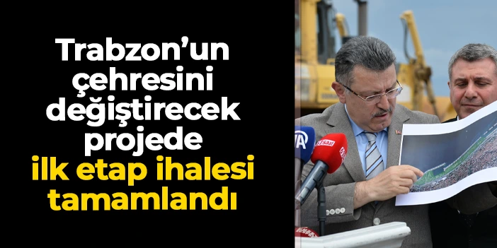 Trabzon'un çehresi değişiyor! Uzunkum Yaşam Alanı projesinde ilk etap ihalesi yapıldı