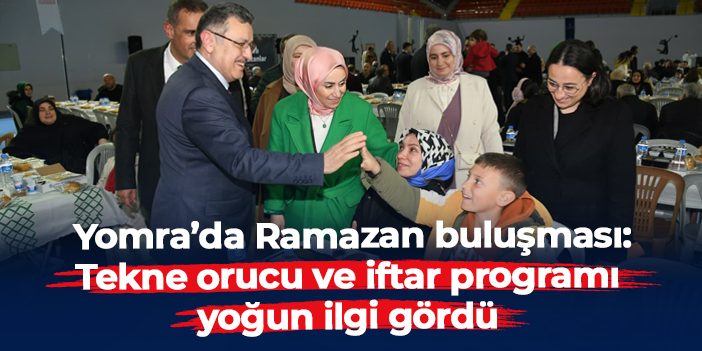 Trabzon Yomra’da Ramazan buluşması: Tekne orucu ve iftar programı yoğun ilgi gördü