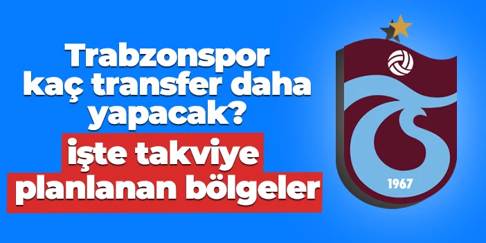 Pina ve Onuachu tamam! Trabzonspor kaç transfer daha yapacak?