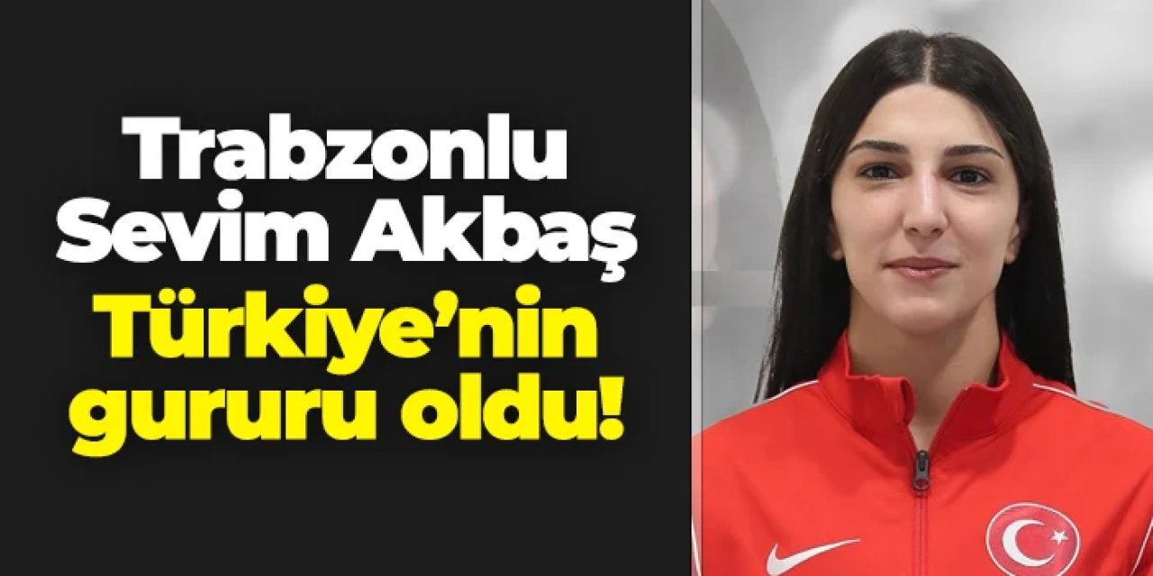 Trabzonlu Sevim Akbaş'tan U20 Avrupa Güreş Şampiyonası'nda gümüş madalya