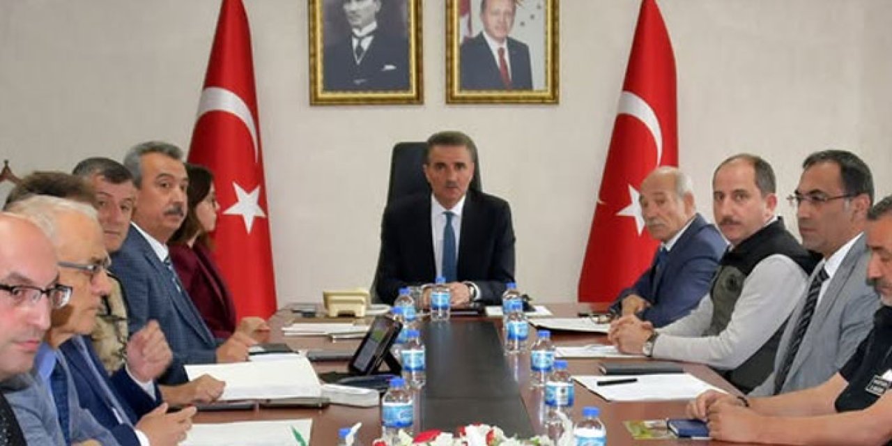 Gümüşhane’de orman yangınlarıyla mücadele için toplantı