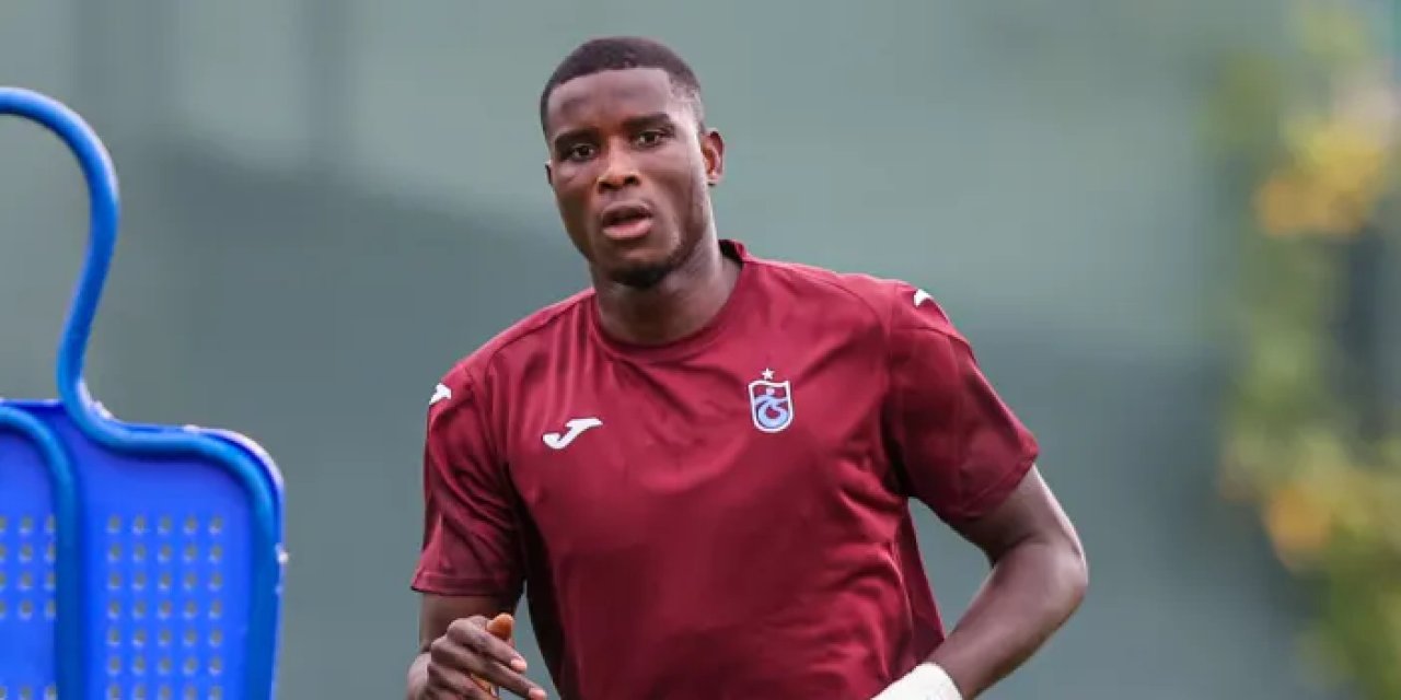 Trabzonspor'da Onuachu ilk antrenmanına çıktı