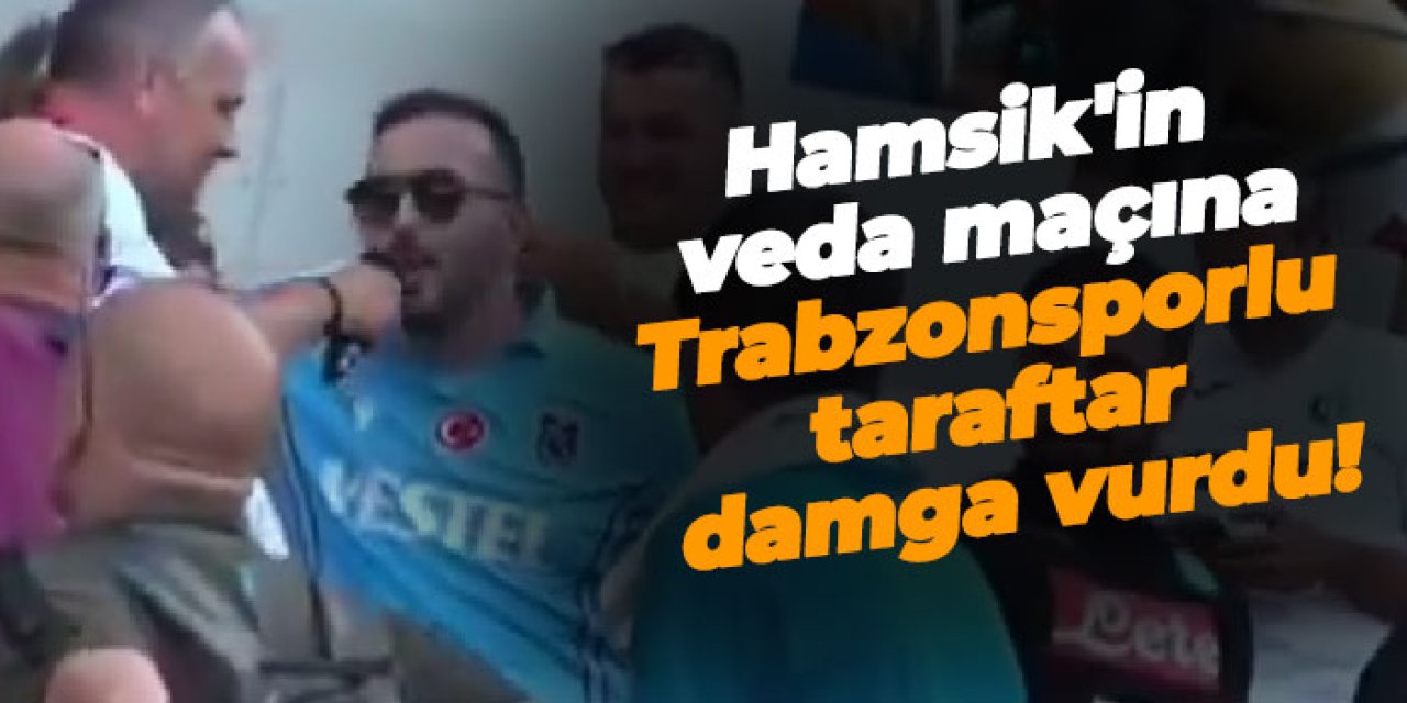 Marek Hamsik'in veda maçına Trabzonsporlu taraftar damga vurdu!
