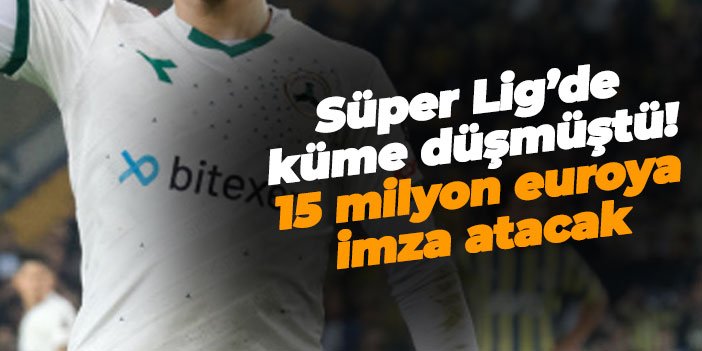 Giresunspor ile küme düşmüştü! 15 milyon Euro’ya Porto'ya gidiyor