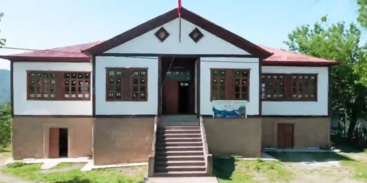 Giresun'da tarihi Akçalı Ortaokulu yeniden hayat buldu