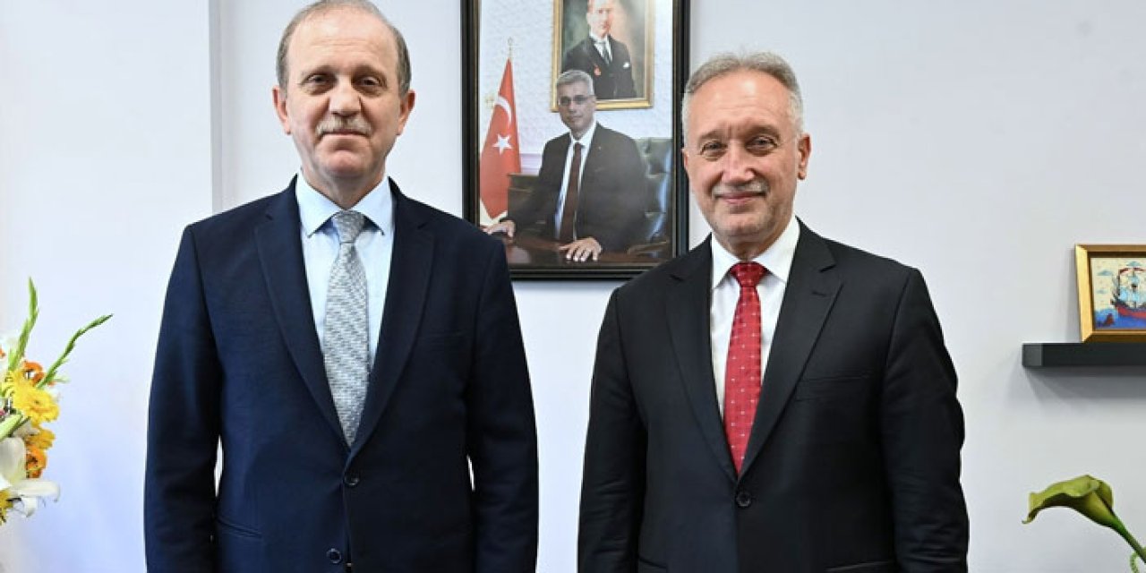 Rektör Çuvalcı’dan İl Sağlık Müdürü Dr. Topsakal’a “Hayırlı Olsun” ziyareti