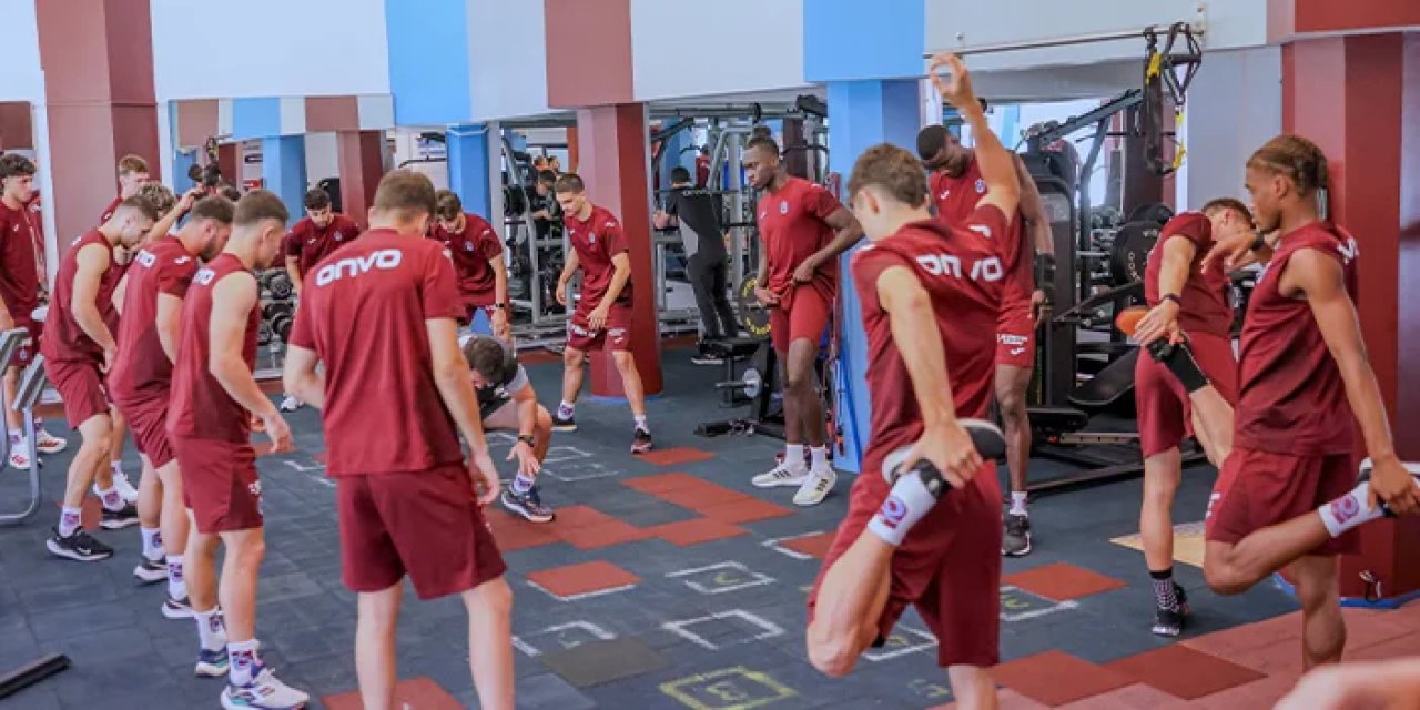 Trabzonspor'da hazırlıklar tam gaz! Fırtına kuvvet çalıştı