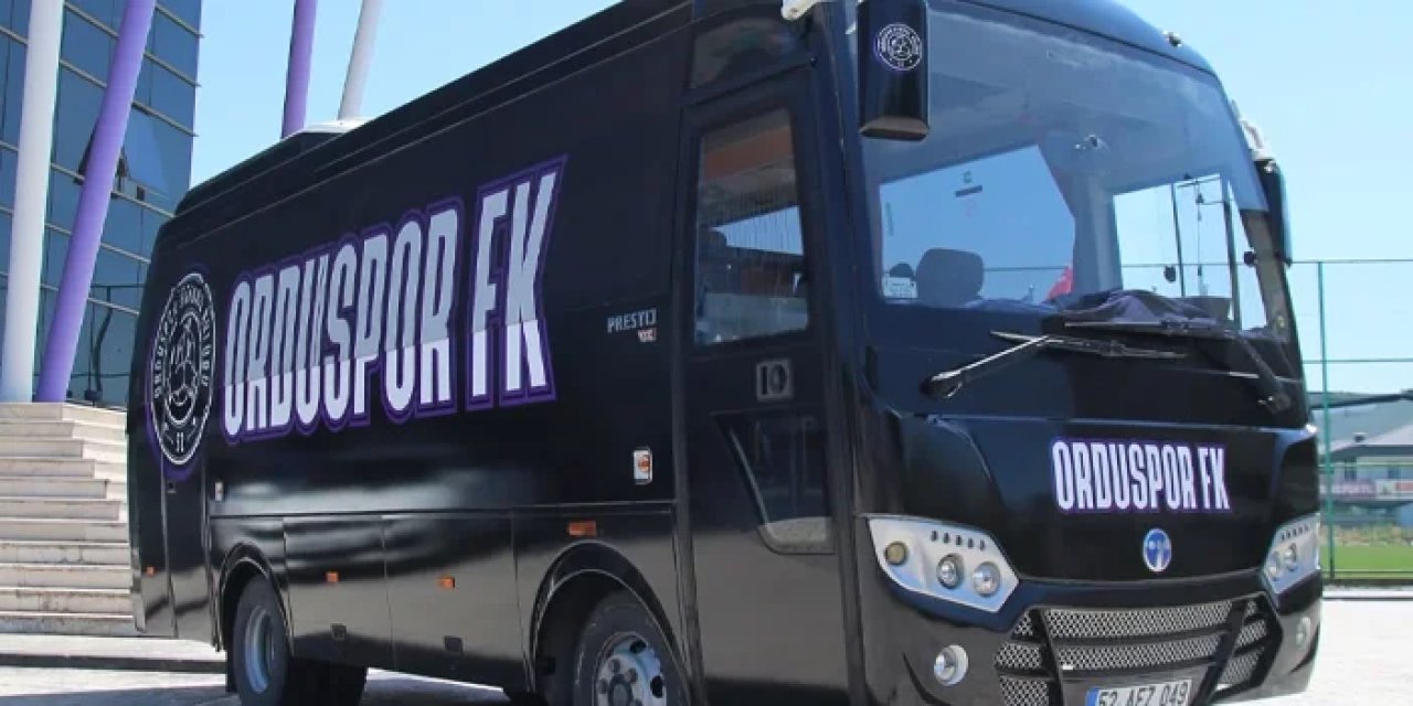 52 Orduspor FK'da altyapıya yeni takım otobüsü