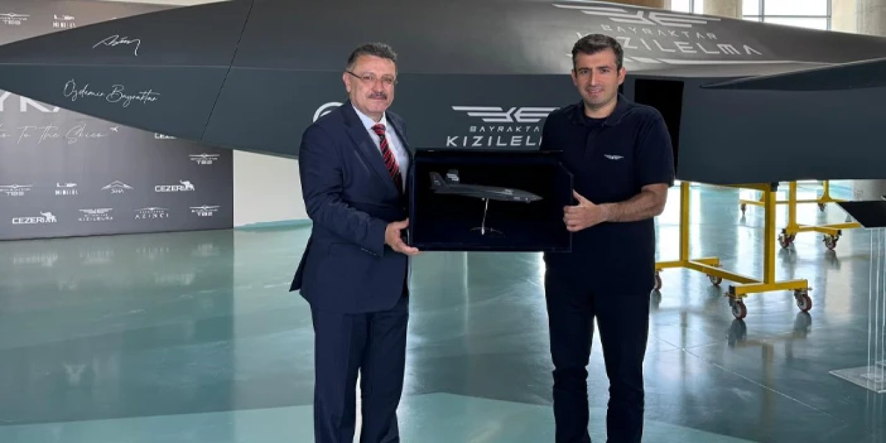 Trabzon Büyükşehir Belediye Başkanı Ahmet Metin Genç'ten Selçuk Bayraktar'a ziyaret