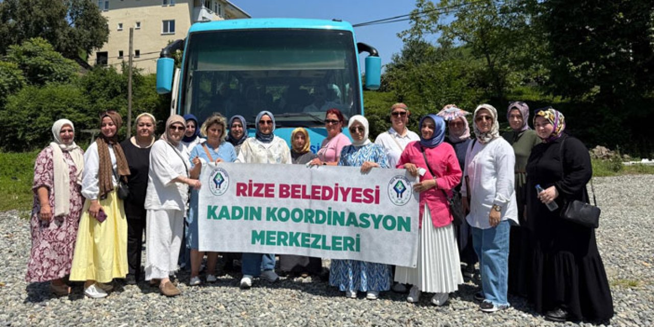 Rize Belediyesi'nden Kadınlara doğa gezisi