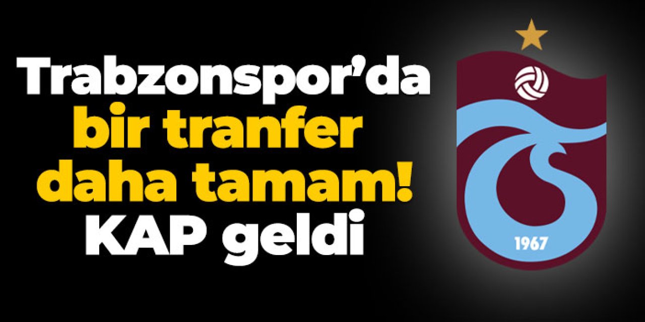 Trabzonspor Felipe Augusto'yu KAP'a bildirdi!