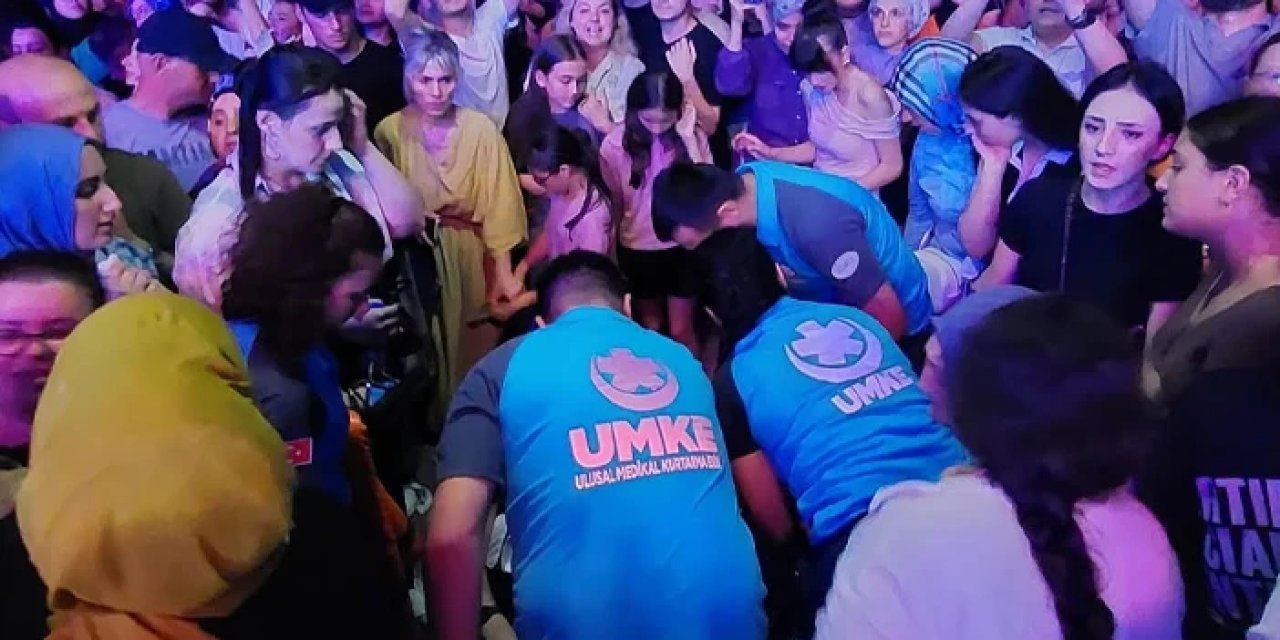 Trabzon'da konser alanlarına anında müdahale: UMKE ve sağlık ekipleri görev başındaydı