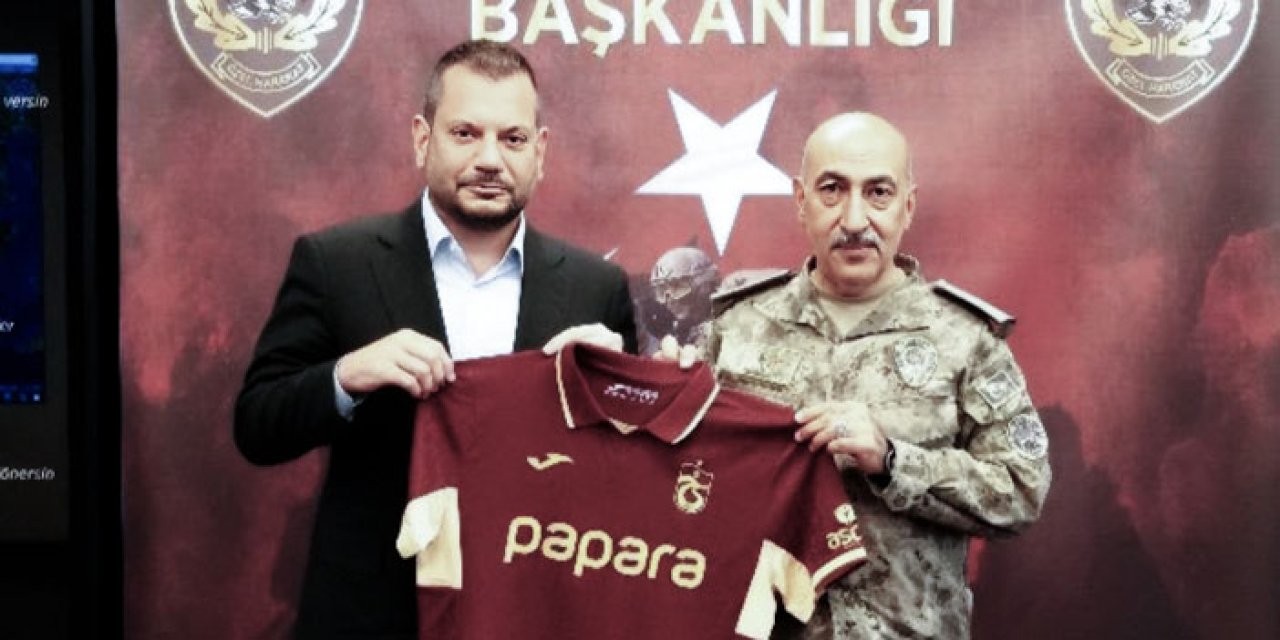 Trabzonspor Başkanı Ertuğrul Doğan’dan Özel Harekat Daire Başkanı Süleyman Karadeniz’e ziyaret