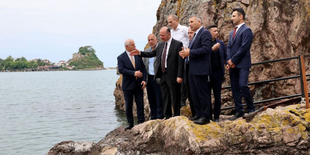 Giresun Valisi Serdengeçti'den Tirebolu Su Sporları Merkezi'ne ziyaret