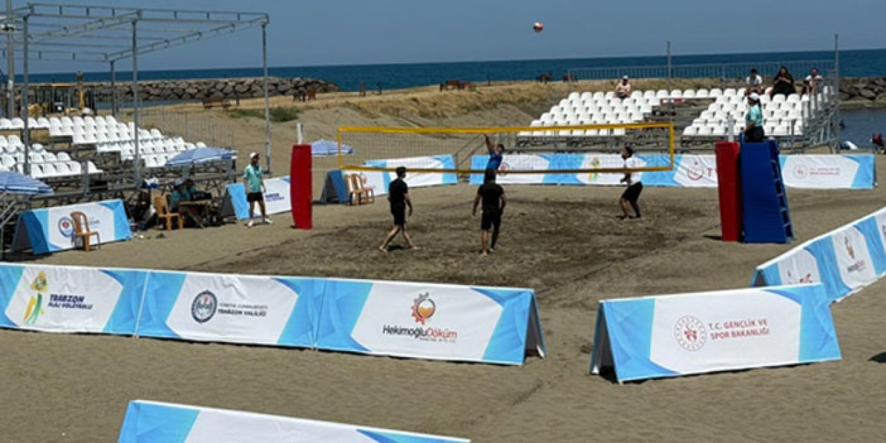 Trabzon'da heyecan başladı! Play voleyboluna yoğun ilgi